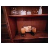 Assorted Decorative Glassware and Candles Collection