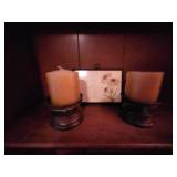 Assorted Decorative Glassware and Candles Collection