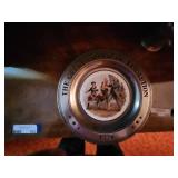 Decorative American Revolution Plate and Eagle Motif Mug Set