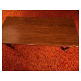Vintage Wooden Coffee Table with Turned Legs
