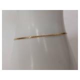 14k Italian Gold Chain Bracelet