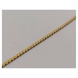 14k Italian Gold Chain Bracelet