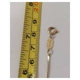 14k Italian Gold Chain Bracelet