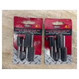 Lot of 2 - Mibro 335111 1/4" Rotary File Set (4 Piece)