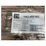 Lot of 4 - StyleWell Welcome Coir Door Mats 18" x 30"