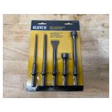 Klutch 5 pc. Air Hammer accessory set
