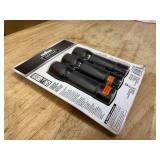 Defiant 3 Pack LED Tactical Flashlights 100 Lumens Aluminum Super Bright