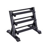 Zlinke 3-Tier Dumbbell Rack Multilevel Weight Storage 17.5"D x 37"W x 34"H