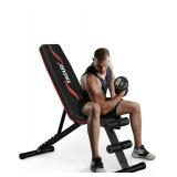 Yagud Weight Bench Press, Adjustable Workout Benches for Home Gym Dumbbell Exercise