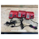 Lot of 3 - M18™ & M12™ Multi-Voltage Charge