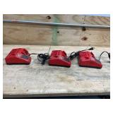 Lot of 3 - M18™ & M12™ Multi-Voltage Charge