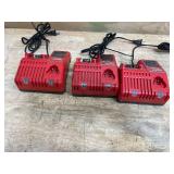 Lot of 3 - M18™ & M12™ Multi-Voltage Charge