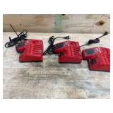 Lot of 3 - M18™ & M12™ Multi-Voltage Charge