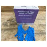 Powdered Free Large Nitrile Gloves - 1000 Gloves Total