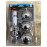 CURT 42225 1-7/8, 2 and 2-5/16-Inch Chrome Steel Switch Ball Set, Up to 8,000 lbs. GTW
