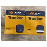 Lot of 2 - Boost Mobile Coolpad Tracker + Safe & Found - Black (CP311ATRABB)