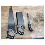 Lot of 3 - Various Sized Handsaws