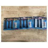 Lot of 3 - EKLIND 29171 Fold-up Hex & TORX star Key Combo- Inch / MM (3 sets 23pc)
