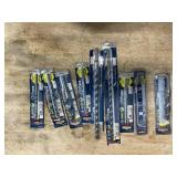 Lot of 9 - Various Bosch Carbide Drill Bits