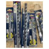 Lot of 9 - Various Bosch Carbide Drill Bits