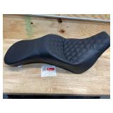 Saddlemen Black Explorer Lattice Stitch Touring Seat w/o Backrest - 818-30-029LS for 2018-2020 Harley-Davidson