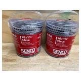 Lot of 2 - Senco 06A162P Duraspin# 6 by 1-5/8" Drywall to Wood Collated Screw (1000 Screws)