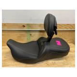 Saddlemen Road Sofa Seat w/Backrest - 808-07B-185BR for 2008-2025 Harley-Davidson Touring Motorcycles