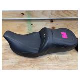 Saddlemen Road Sofa Seat w/Backrest - 808-07B-185BR for 2008-2025 Harley-Davidson Touring Motorcycles