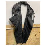 First Manufacturing Co. Black Rally Chaps - FMM835CC-BLK-XXL