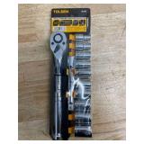 Tolsen 12pcs 1/2" Ratchet Handle with Socket Set 15392 (07102518.95)