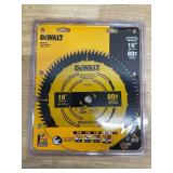 Lot of 2 - DEWALT DW3218PT 10-Inch 80 Tooth ATB Crosscutting Saw Blade (07102512)