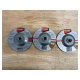 Lot of 3 - Various Makita Grinding Wheels (0710256.76)