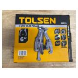 Tolsen 3-Jaw Industrial Gear Puller Size: 6, 3 Jaws, 65032 (07102520.70)
