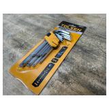 TOLSEN 9pcs Ball Point Long Arm Hex Key Set (0710254.45)