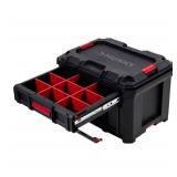 Husky build out 22in Black Plastic 2 Drawer Tool Box