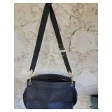 Black Handbag With Shoulder Strap