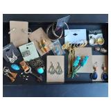 Contents On Tray - Earrings & Charms