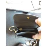 4-Coach Items: 2-Wallets, 1-Wristlet, Key Fob