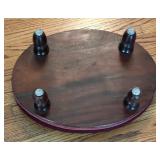 Vintage Needlepoint Foot Stool / Ottoman