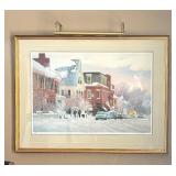 "Woodstock Village in Snow" Limited Edition Print by Neil Drevitson