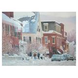 "Woodstock Village in Snow" Limited Edition Print by Neil Drevitson