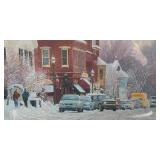"Woodstock Village in Snow" Limited Edition Print by Neil Drevitson