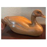 Vintage Wooden Duck Decoy Sculpture