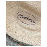 Copper & Moo Nautical Rug with Three Coordinating Accent Pillows