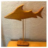 Variety of Wooden Fish and Duck Decorative Figurines