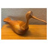 Variety of Wooden Fish and Duck Decorative Figurines