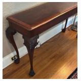 Vintage Chippendale Style Console Table