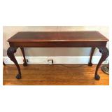 Vintage Chippendale Style Console Table