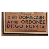 1961 Bullfighting Event Advertising Print for the Plaza de Toros Monumental in El Puerto de Santa María, Spain