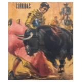 1961 Bullfighting Event Advertising Print for the Plaza de Toros Monumental in El Puerto de Santa María, Spain